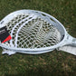STX Eclipse 2 Lacrosse Goalie Strung Head - White with White Strings